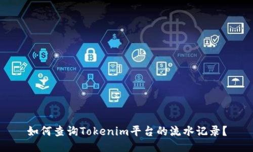 如何查询Tokenim平台的流水记录？